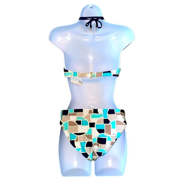 NWT TRINA TURK Sz 6 Dico Multicolor 2pc Bikini - Picture 9 of 13